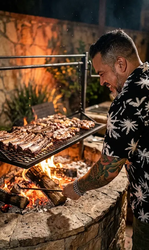 Martin al asador